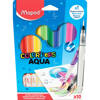 Maped Flamastry Colorpeps Aqua 10kol pudełko 443001