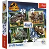 Puzzle Trefl 4w1 Groźne dinozaury Jurasic World 346077