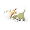 Puzzle edukacyjne z figurkami 3d dinozaury 200 elementów janod 326791