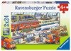 Puzzle ravensburger 2*24el dworzec autobusowy 091911 ***2