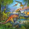 Puzzle ravensburger 3*49el fascynacja dinozaurami 093175