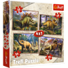 Puzzle trefl 4W1 Dinozaury 342499