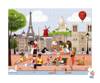 Puzzle w walizce Paryż 200el Made in France Janod 326128