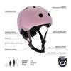 Scootandride kask s-m dla dzieci 3+ rose