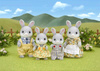 Sylvanian families 4030 rodzina szarych króliczków