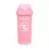 Twistshake Bidon Straw Cup 360 ml 6+m Pastel Pink 125880